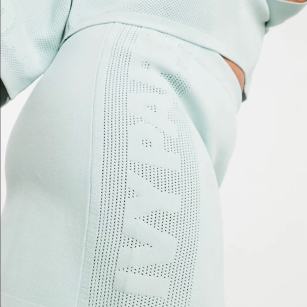 adidas x Ivy Park  knit mini skirt in mint green